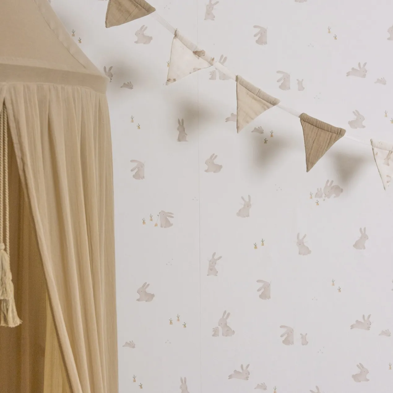 Vliesbehang Baby Bunny