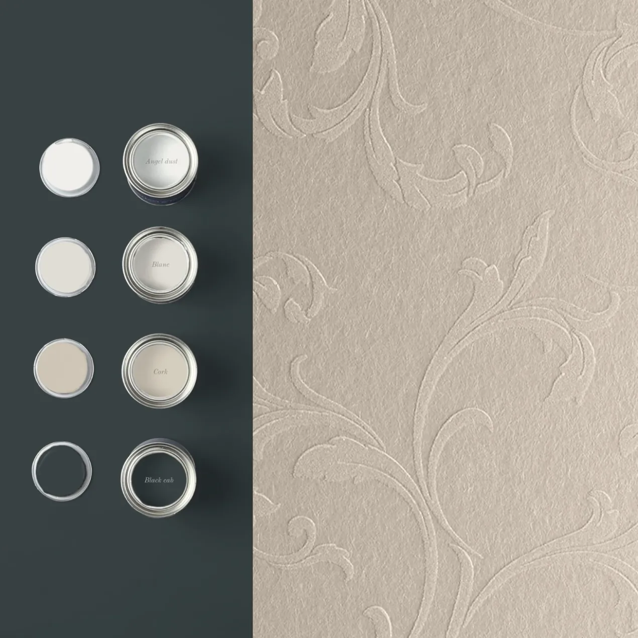 Vliesbehang Baroque Bead Pearl