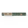 Vliesbehang bird & pomegranate deep green