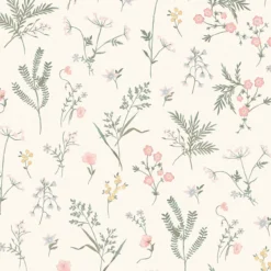 Vliesbehang Crosswell Coral Pink