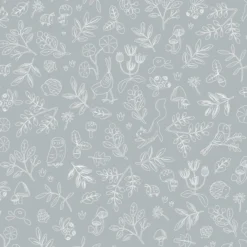 Vliesbehang Forest Wonders denim blue