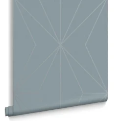 Vliesbehang Harmony Deep Sky Silver