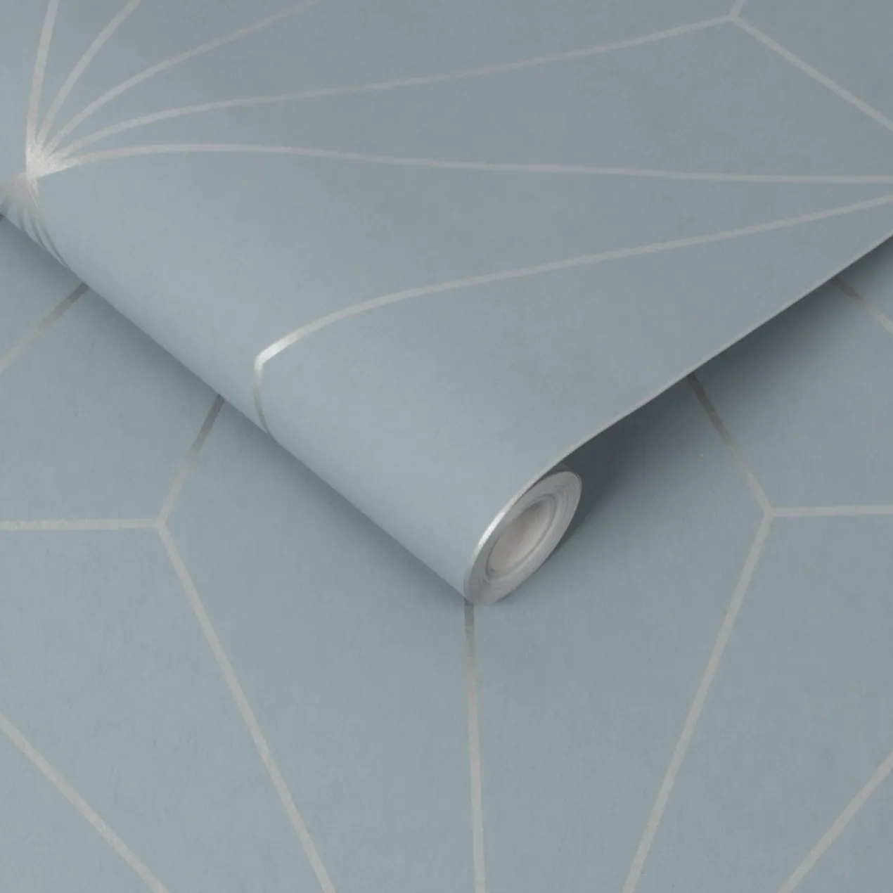 Vliesbehang Harmony Deep Sky Silver