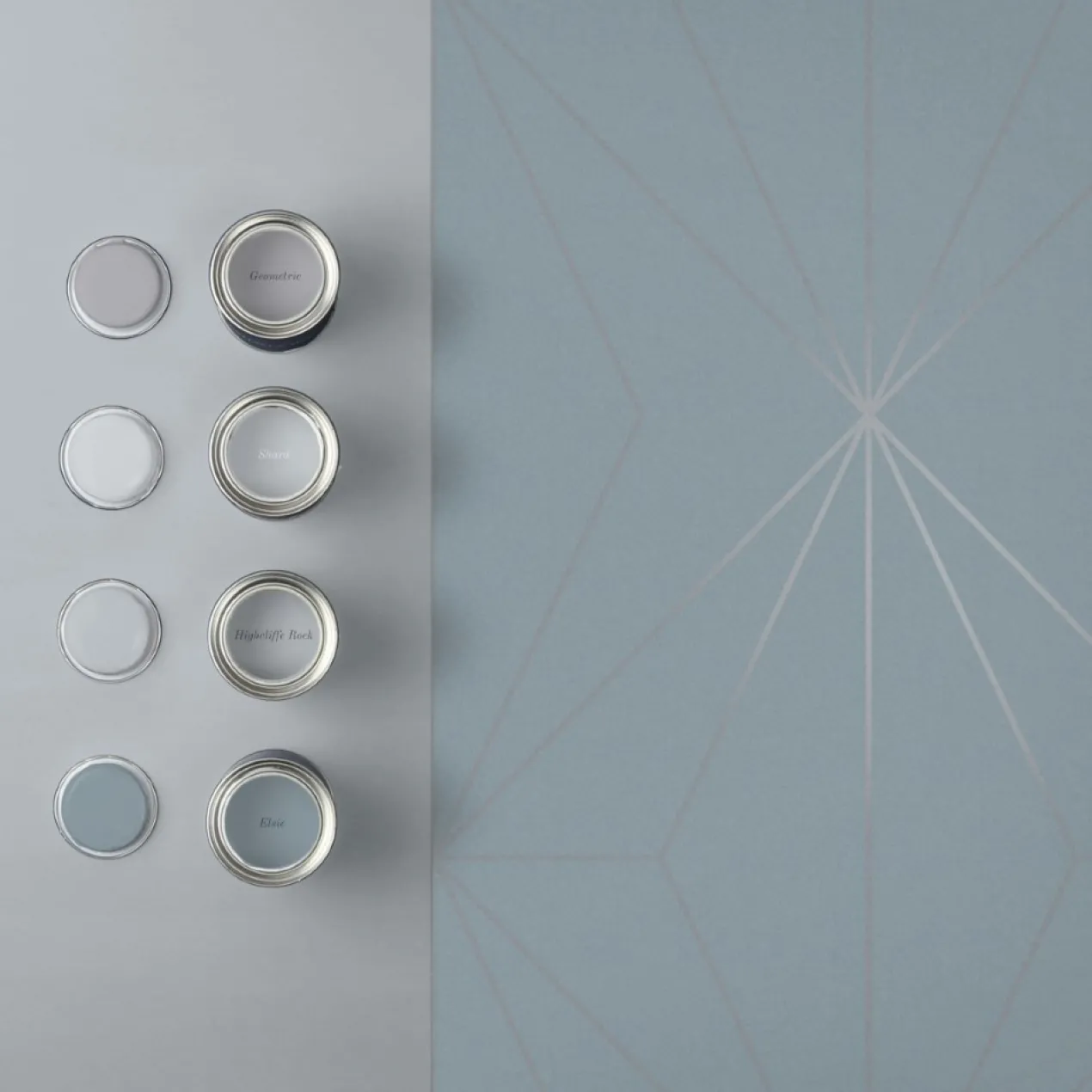 Vliesbehang Harmony Deep Sky Silver