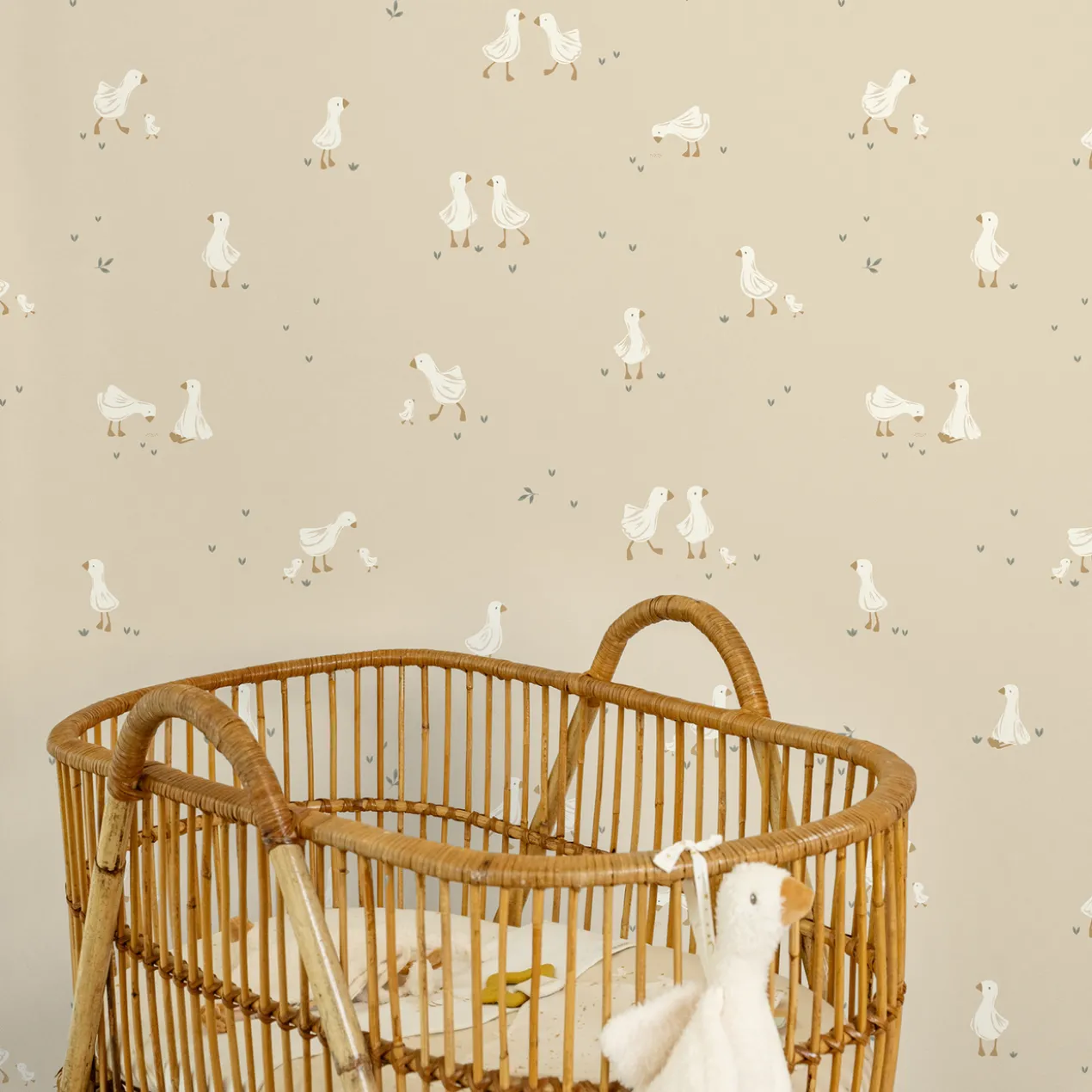 Vliesbehang Little Goose