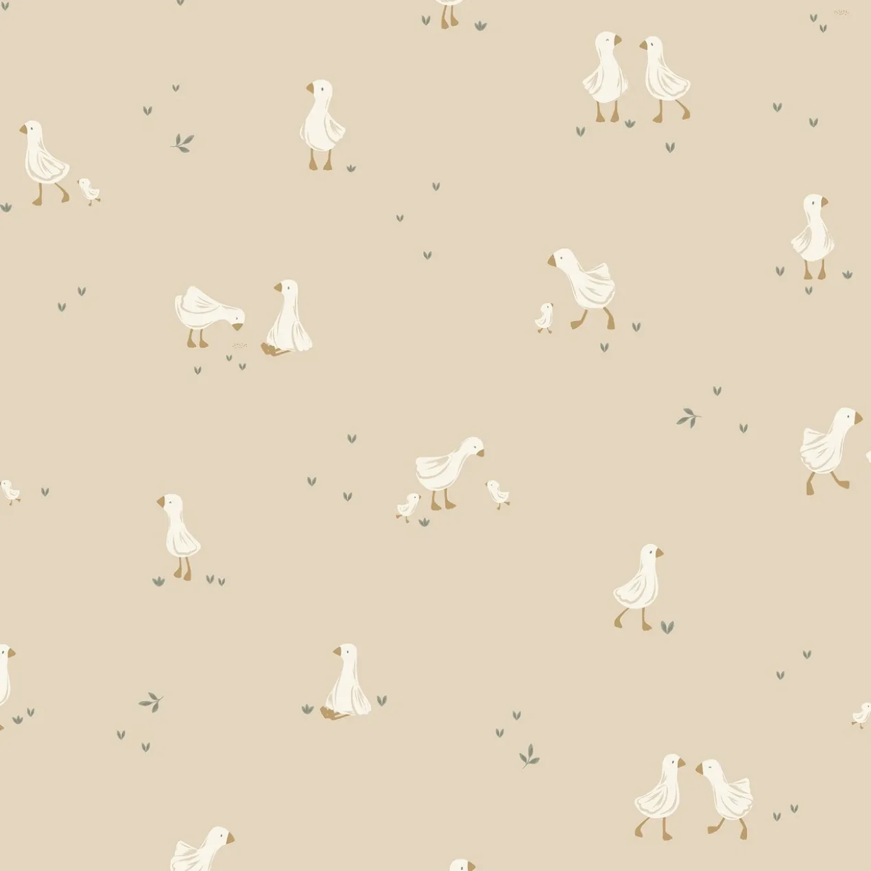 Vliesbehang Little Goose