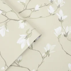 Vliesbehang magnolia grove natural