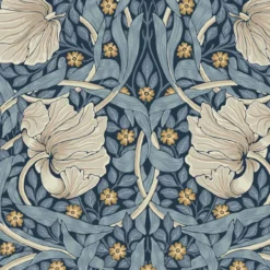 Vliesbehang pimpernel blue