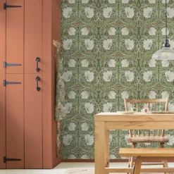 Vliesbehang pimpernel green