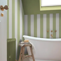 Vliesbehang quartet stripe green