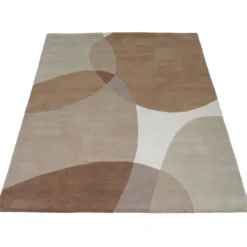 Vloerkleed Abstract beige/bruin 160x230 cm