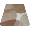 Vloerkleed Abstract beige/bruin soft corners 200x280 cm
