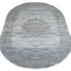 Vloerkleed Adel Medaillon light grey 26007 - Ovaal 160 x 230 cm