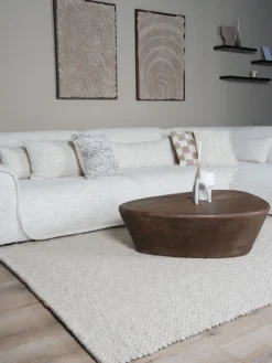 Vloerkleed Adige Beige - 240 x 340 cm