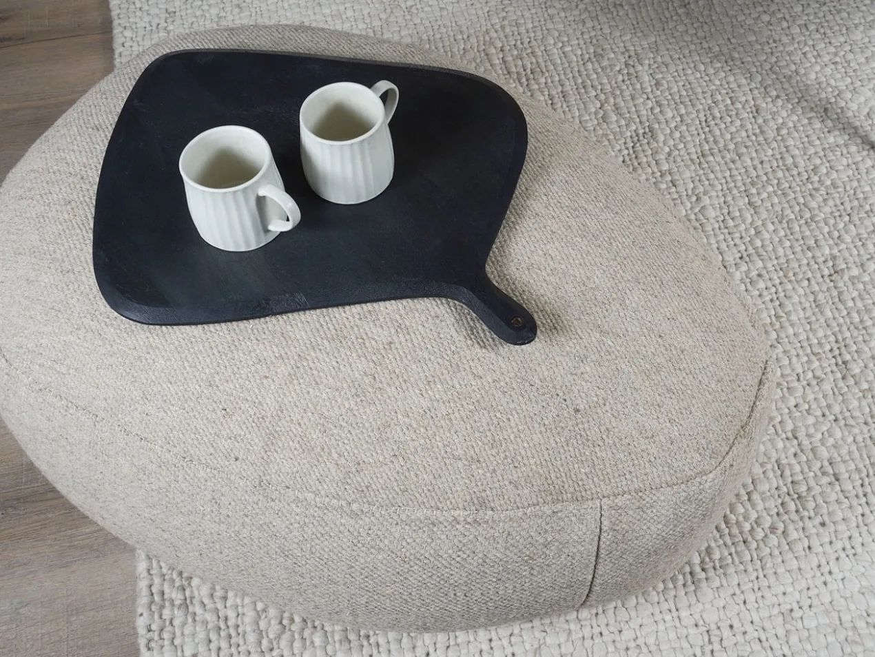 Vloerkleed Adige Cream/Grey - 200 x 280 cm