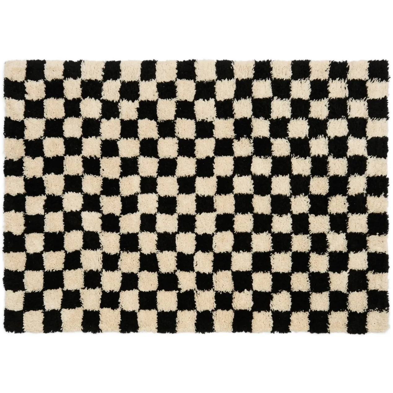 Vloerkleed Benny 160x230 cm black/white