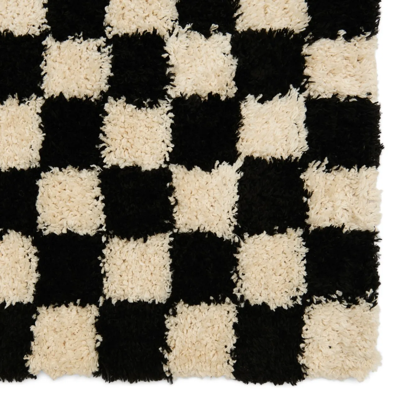 Vloerkleed Benny 160x230 cm black/white