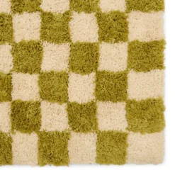 Vloerkleed Benny 160x230 cm moss green/off-white