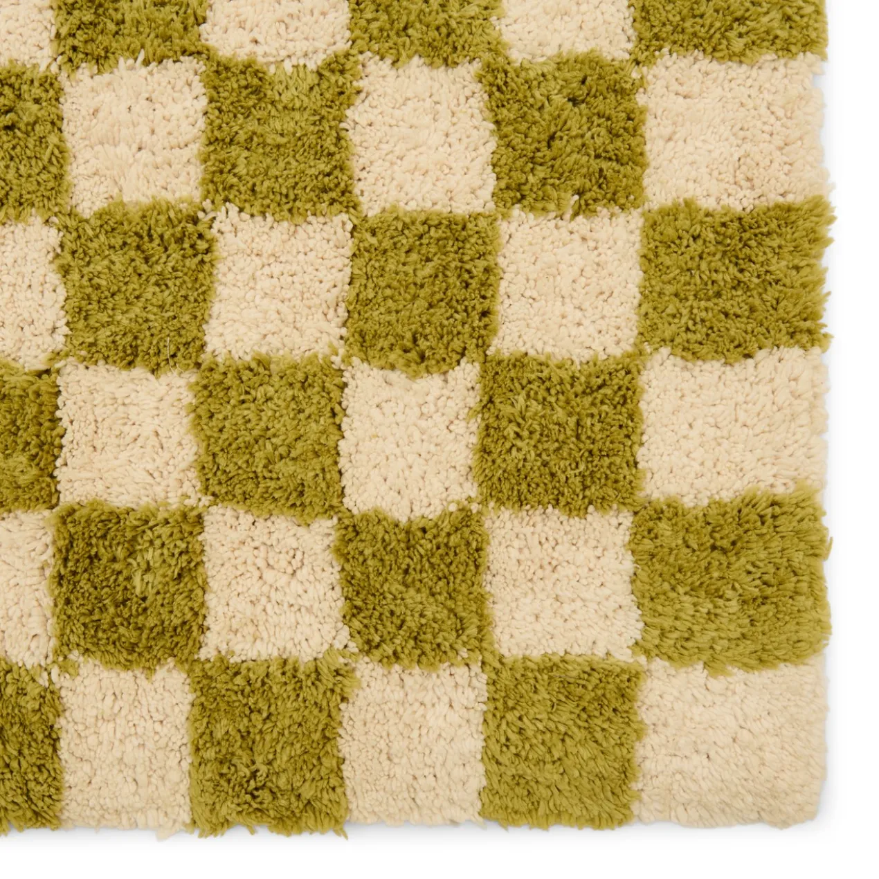 Vloerkleed Benny 160x230 cm moss green/off-white