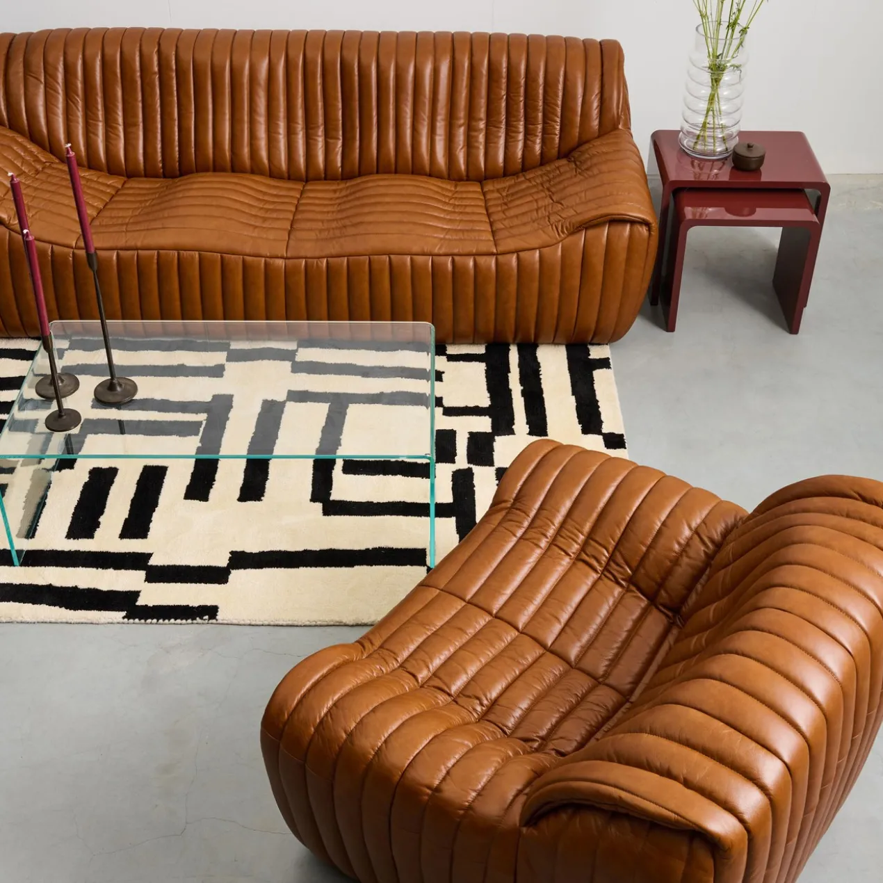 Vloerkleed Cato black 170x230 cm