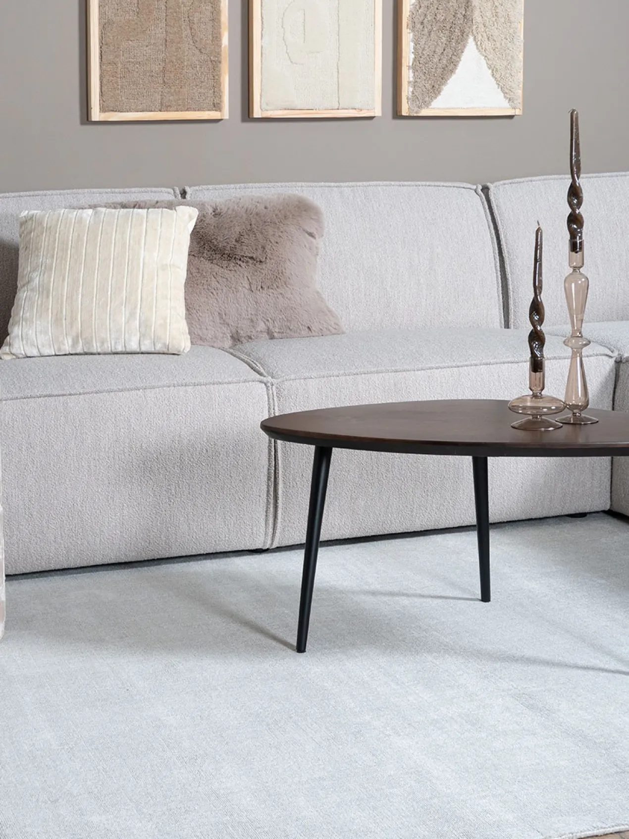 Vloerkleed Cos Beige - 200 x 280 cm