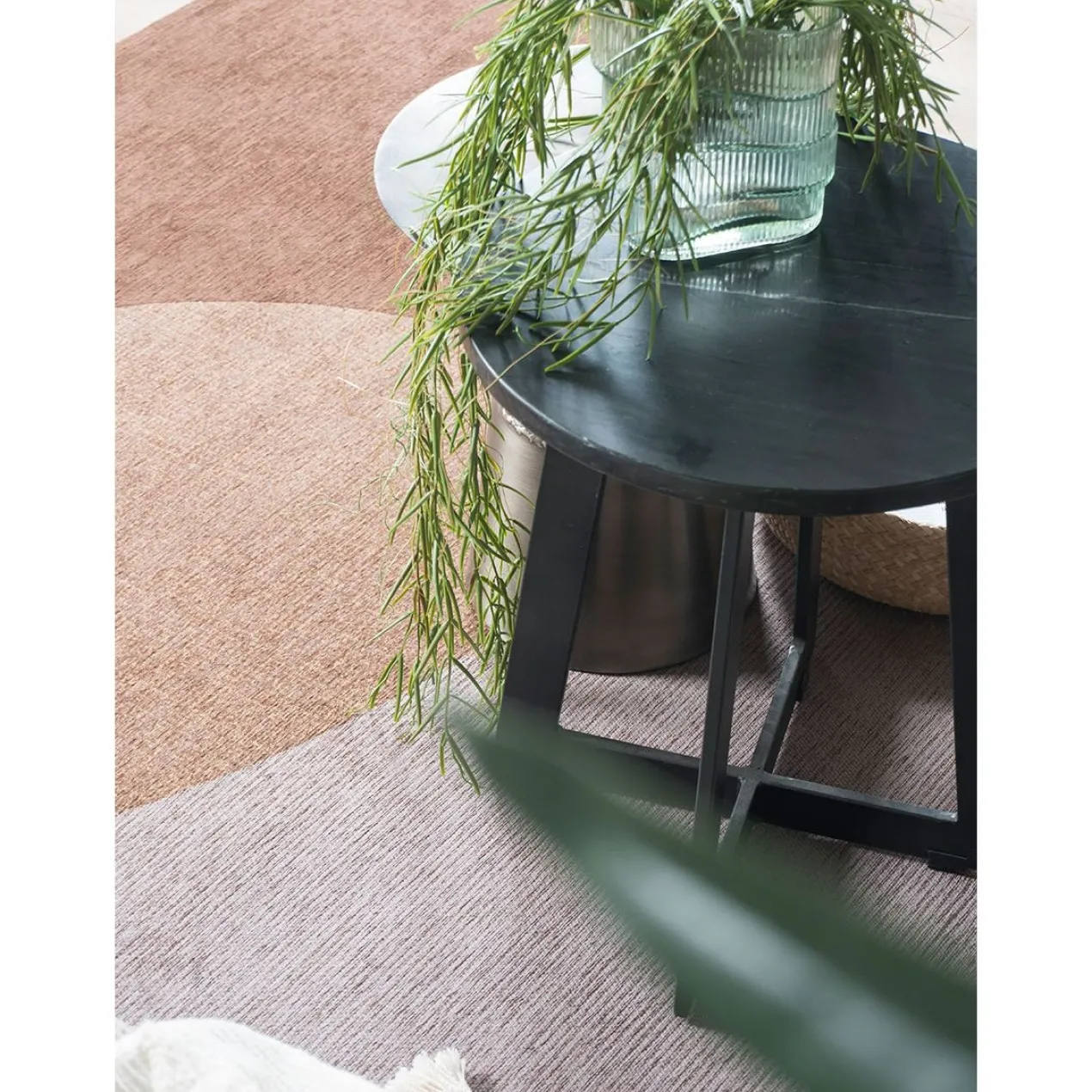 Vloerkleed Eli Brown ø120 cm