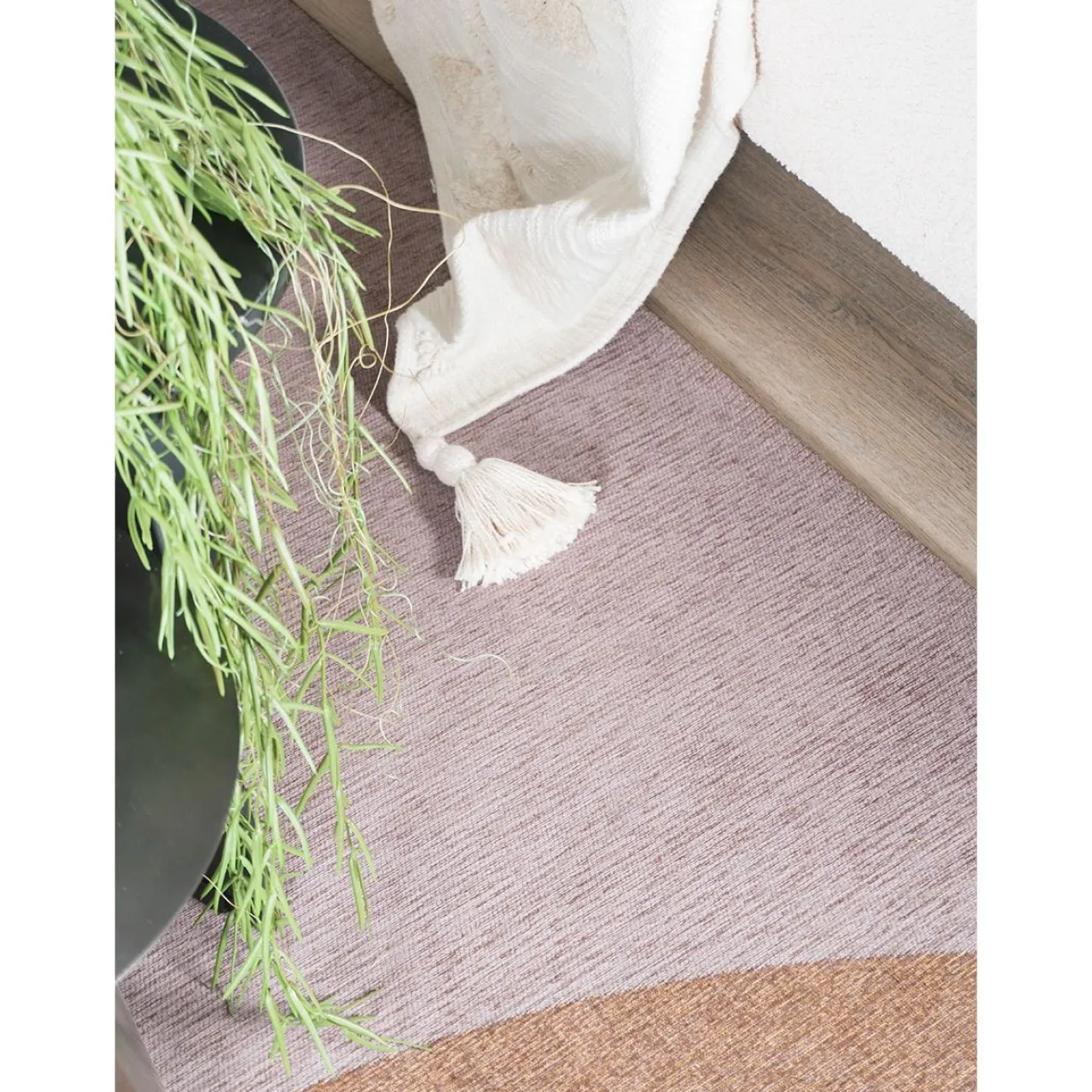 Vloerkleed Eli Brown ø120 cm