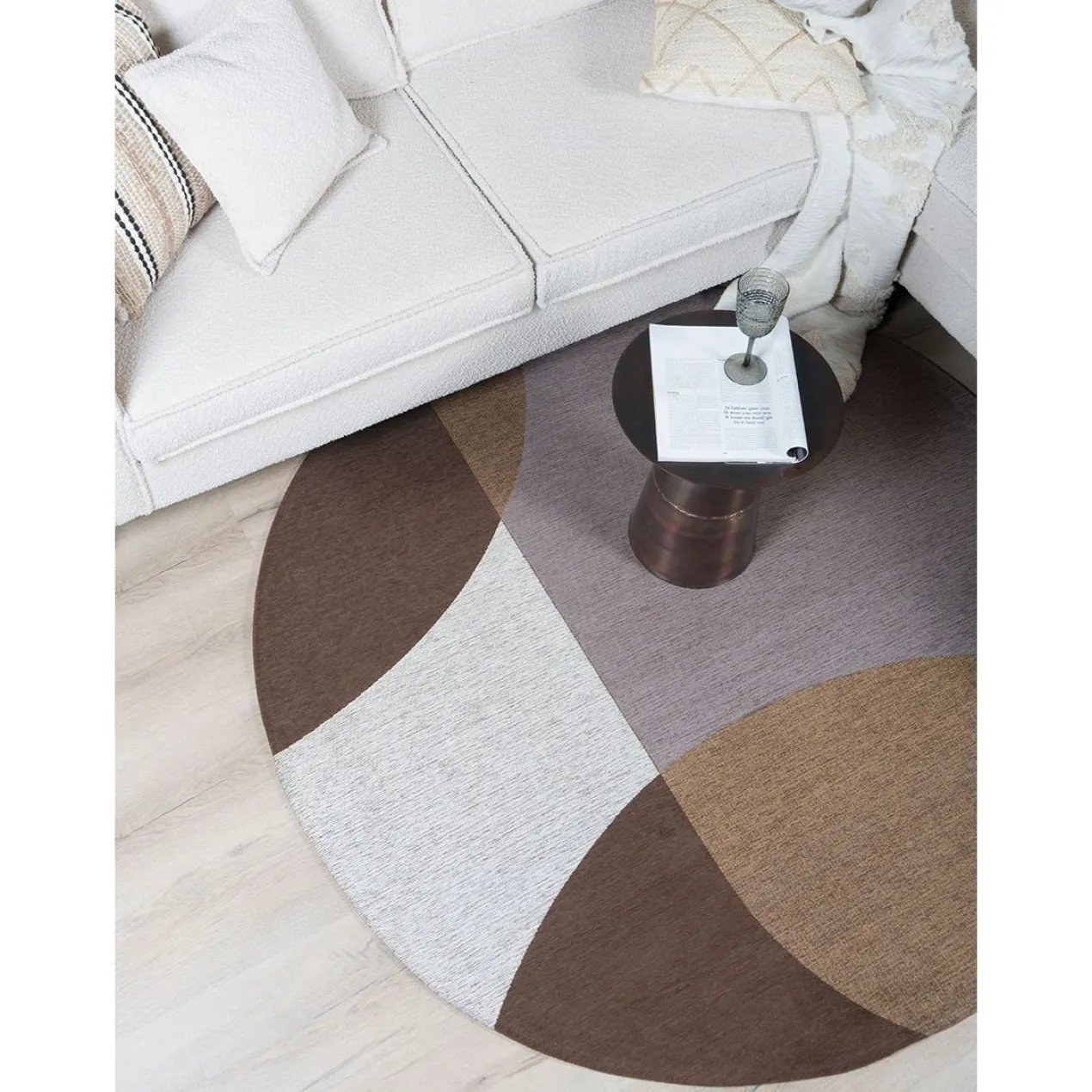 Vloerkleed Eli Brown 160 x 230 cm