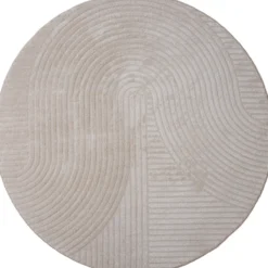 Vloerkleed Ella Beige Rond ø280 cm