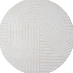Vloerkleed Ella cream rond ø200 cm