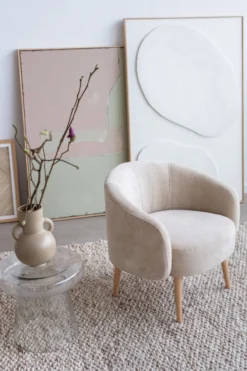 Vloerkleed Giulia beige melange 200x300 cm