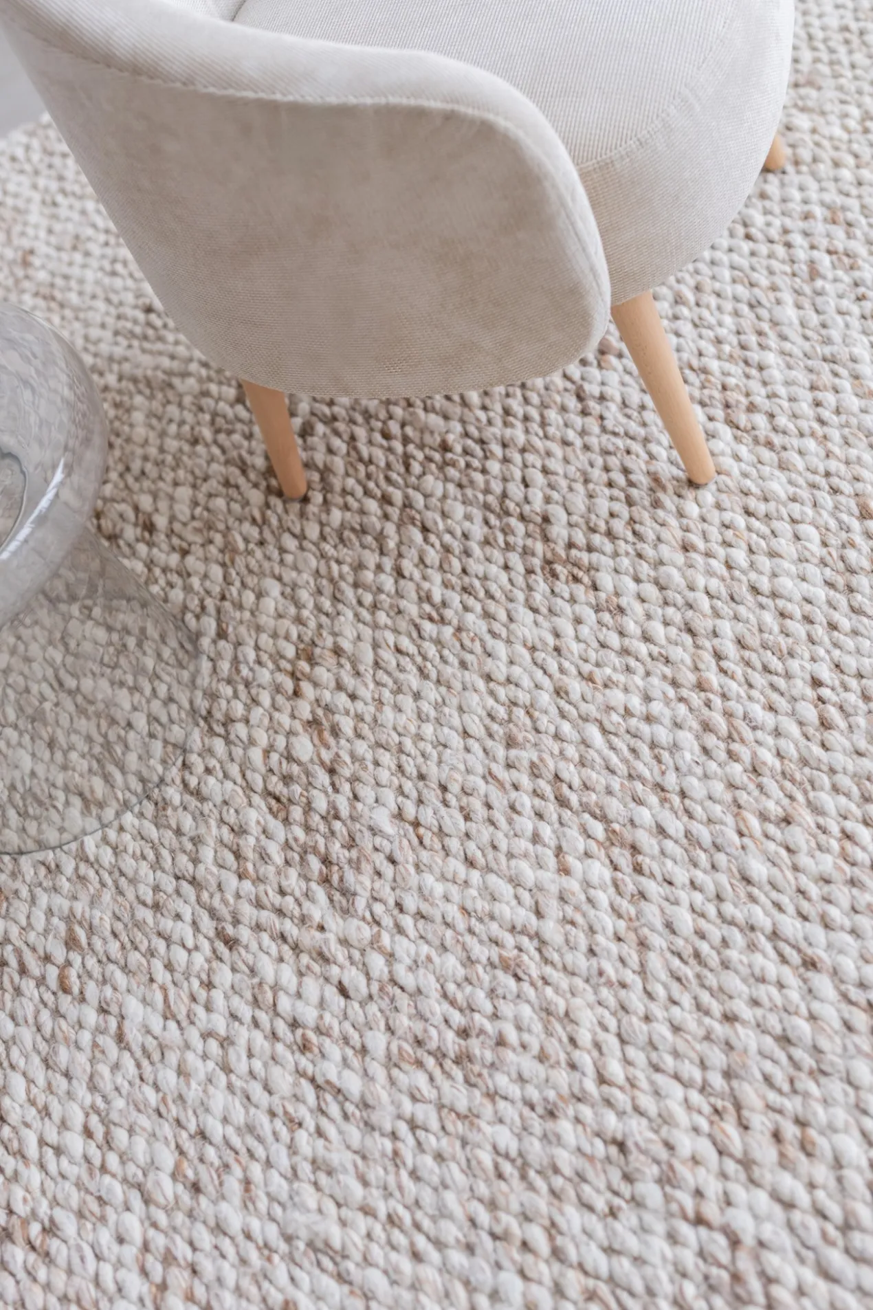 Vloerkleed Giulia beige melange 200x300 cm