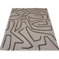 Vloerkleed Labyrint beige 160x230 cm