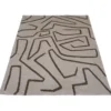 Vloerkleed Labyrint beige 200x280 cm