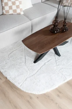Vloerkleed Macy Creme - Rounded Corners 160 x 230 cm