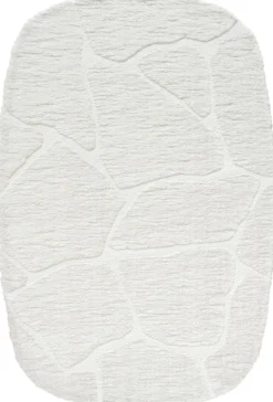 Vloerkleed Macy Creme - Rounded Corners 200 x 290 cm