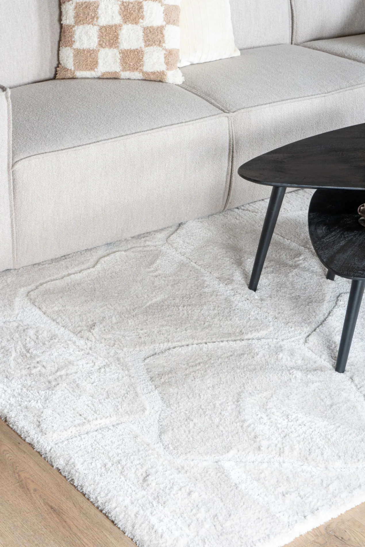 Vloerkleed Macy Creme 200 x 290 cm