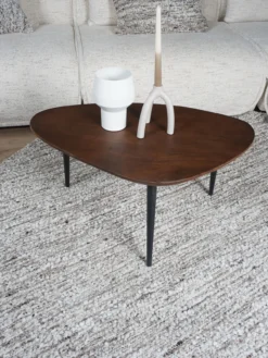 Vloerkleed Mica Naturel/Brown Rond ΓΈ200 cm