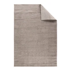 Vloerkleed Misha Bruin - 340 x 240 cm