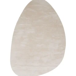 Vloerkleed Morbido Beige– Kiezelvormig 160 x 230 cm
