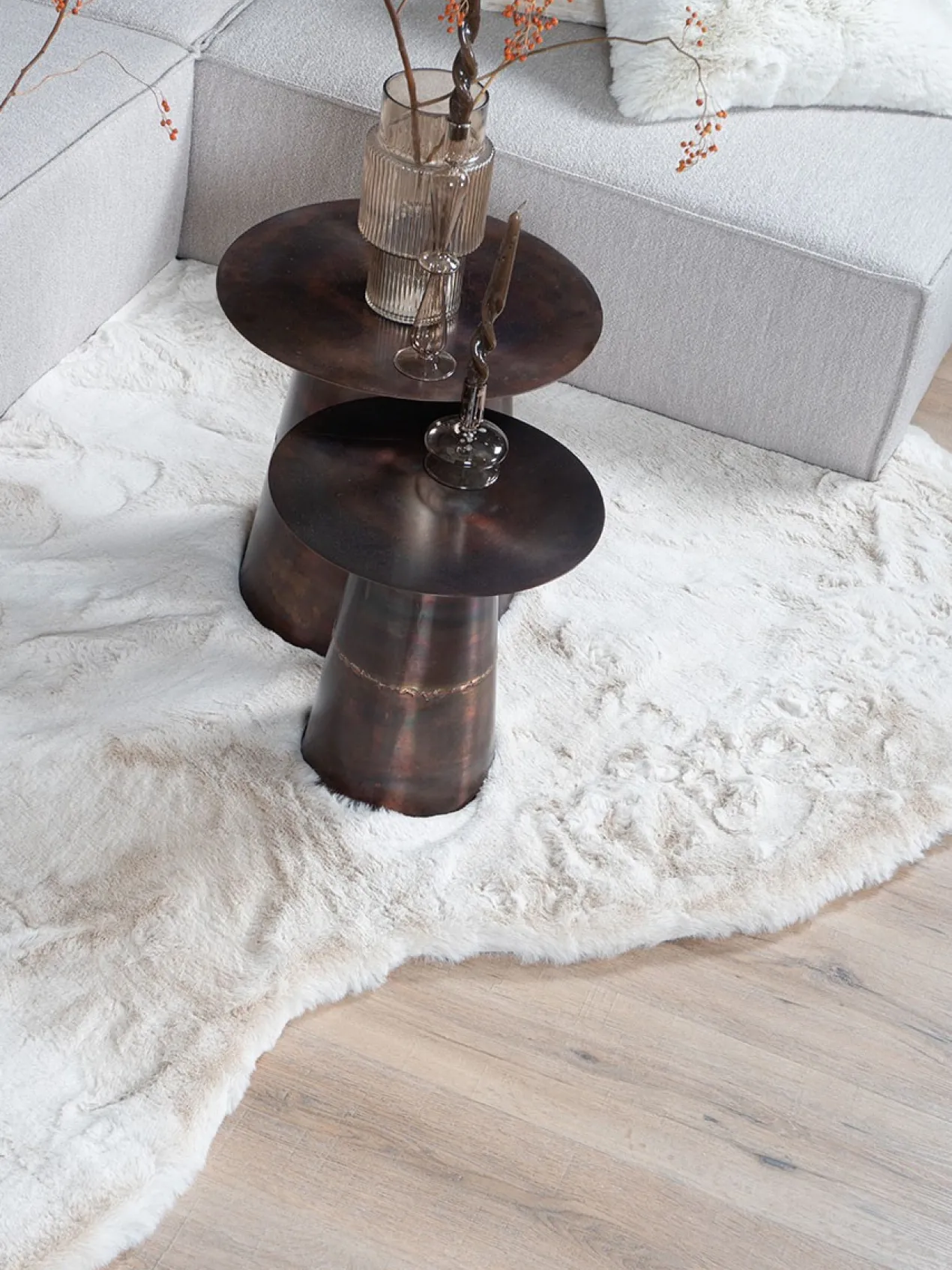 Vloerkleed Morbido Beige – Organisch 160 x 230 cm
