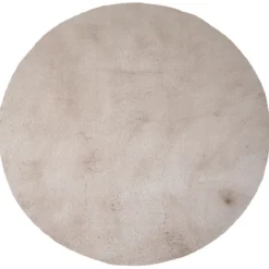 Vloerkleed Morbido zand Ø160 cm