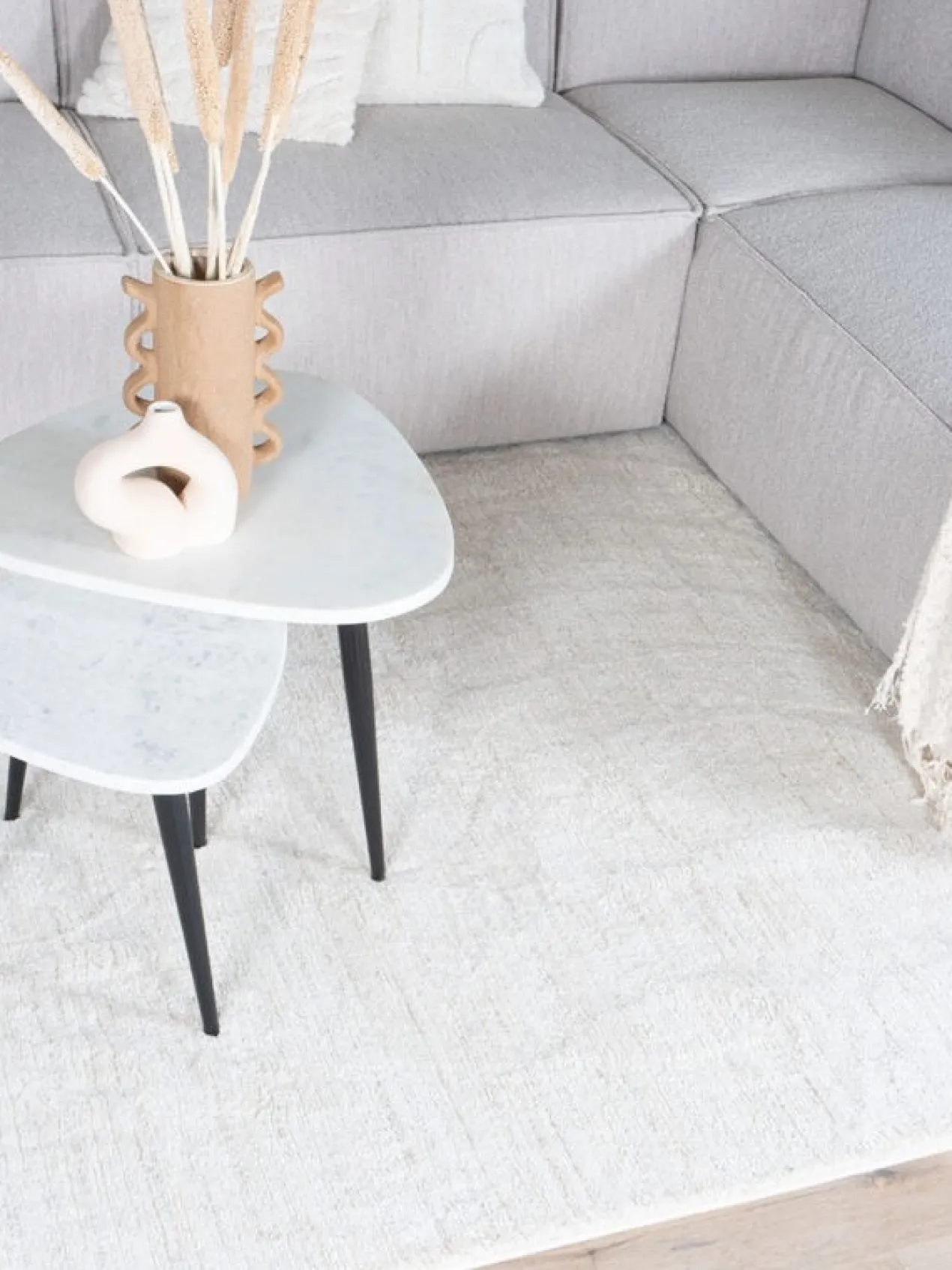 Vloerkleed Nina Creme - 300 x 400 cm