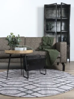 Vloerkleed Pattern Groen Rond ø200 cm