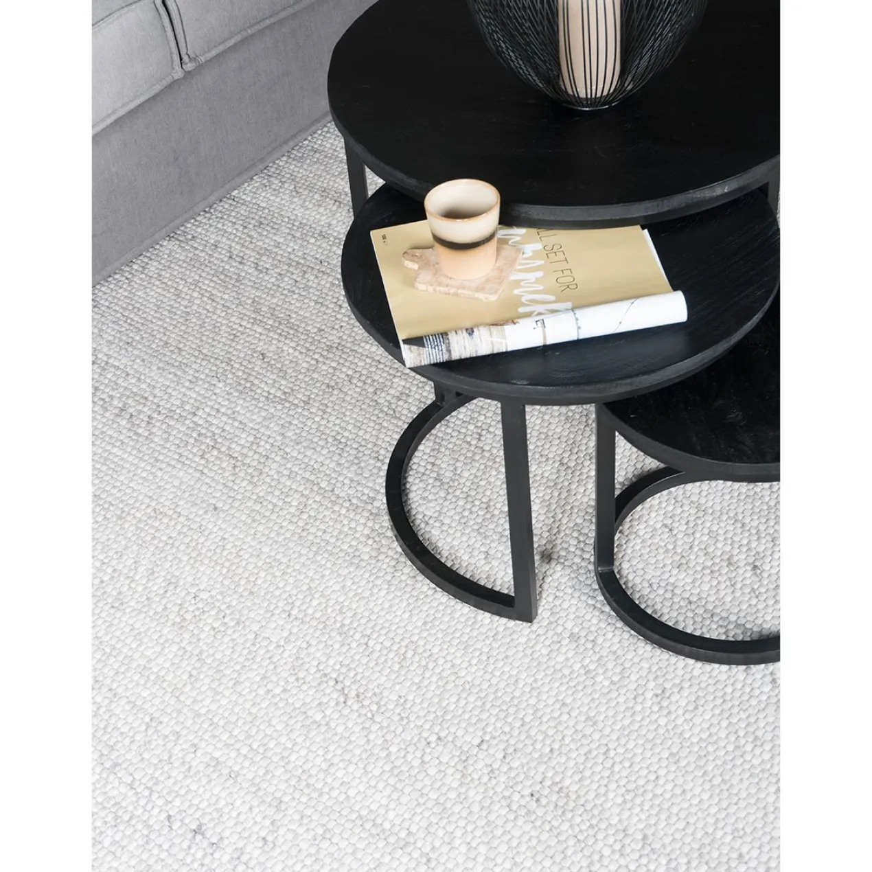 Vloerkleed Pebbel 814 - 200 x 280 cm