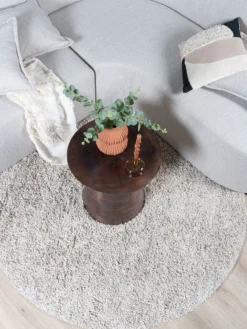 Vloerkleed Pelosa beige 160cm rond