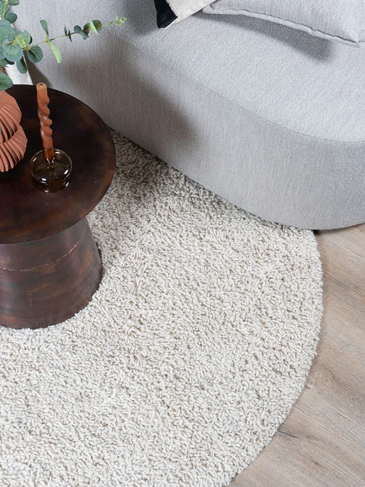 Vloerkleed Pelosa Creme 815 ø160 cm