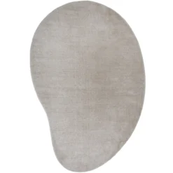 Vloerkleed Rich beige organisch 160x230 cm