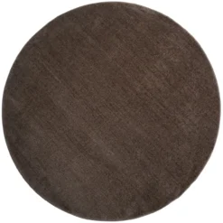 Vloerkleed Rich bruin Ø240 cm