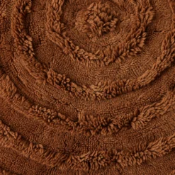 Vloerkleed Round Woolen Ø150 cm mahogany